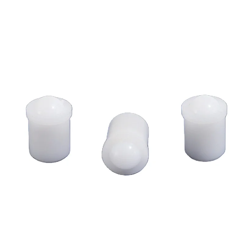 White Nylon Resin Full Plastic Spring Plunger POM Positioning Ball