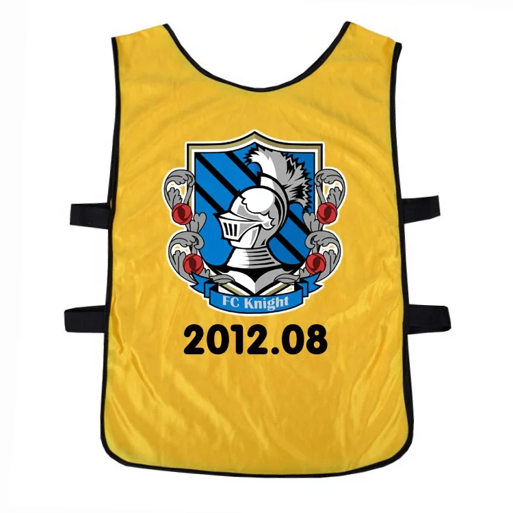 Custom design promotion top quality football training vests soccer bibs