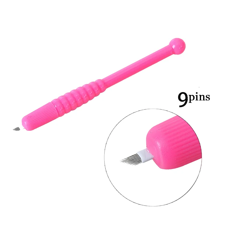 Disposable Eyebrow Micro blade pen Disposable Tattoo Needle Pen For 3D Microblading Training