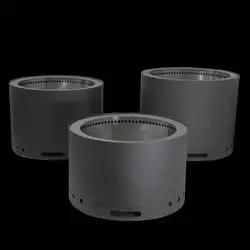 Kingjoy низкодымчатый уголь из нержавеющей стали портативный костер для костра гриль