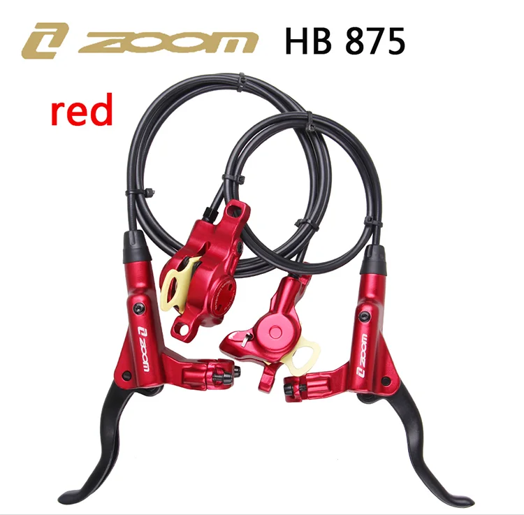 Зум HB-875 велосипед гидравлический тормоз Комплект 800/1400 мм MTB велосипеда давления масла дисковые тормоза комплект передний и задний тормоз набор велосипед части
