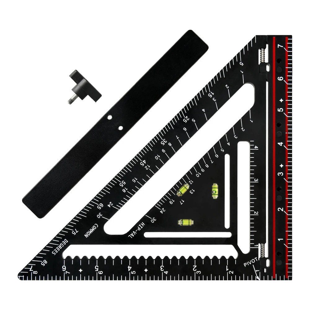 wholesale Triangle Angle Ruler Set ABS folded Triangles Protractors Geometry Sets