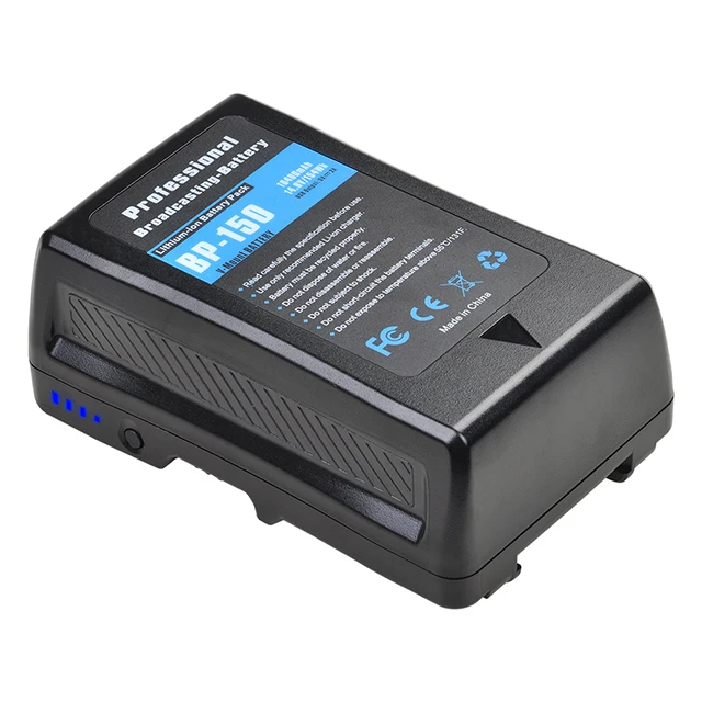 14.8V 10400mAh 150W V Mount Lock Shape Pocket Battery Digital Camera Battery Light Batteries