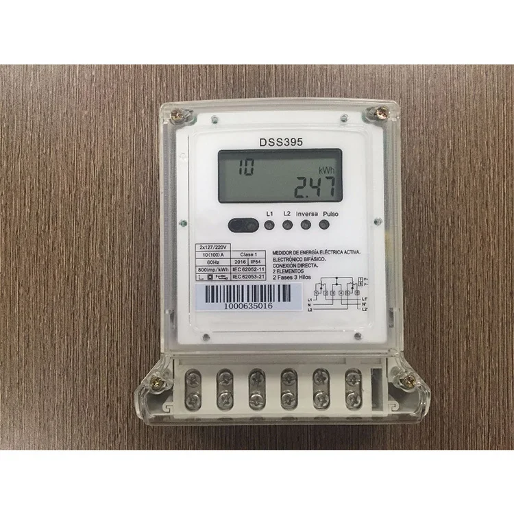 Postpayment Electronic Static Smart Meter Rf Communication Demand Energy Meter Reading Software