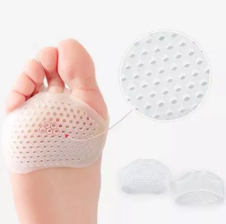 Silicone Gel Forefoot Pads Pain Relief Support Front Feet Care Slip Resistant Pads Prevent Grind Feet Foot Care