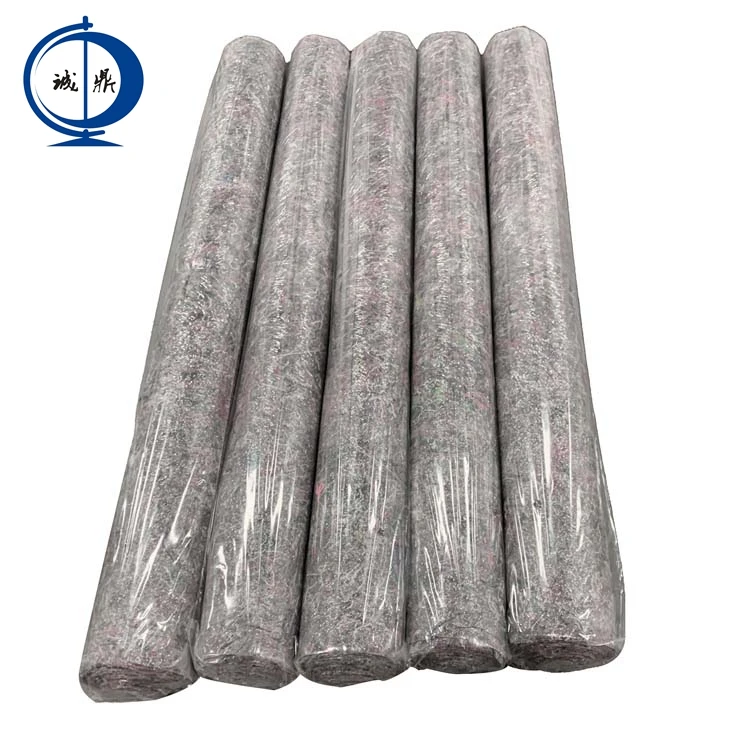 Recycled Material Mixed Fiber Fleece Carpet Cover Waterproof Floor Mat Needle Felt Nonwoven Fabric