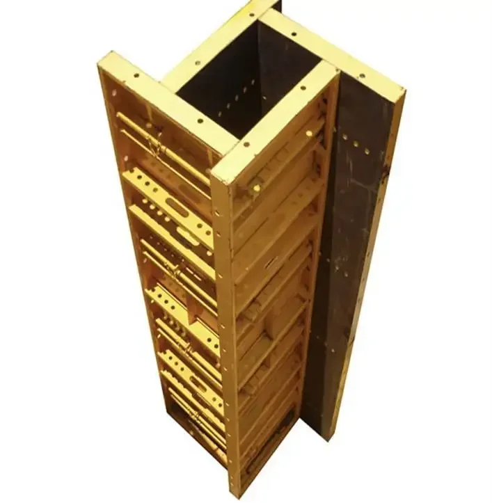 adjustable steel frame with plywood column formwork column panel