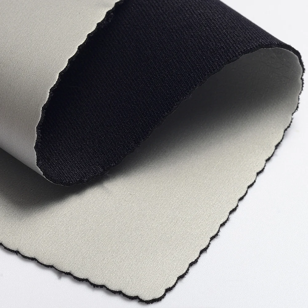 SMOOTH SKIN 2-10mm 100% CR neoprene rubber sheets coated nylon fabric by meter for triathlon wetsuit