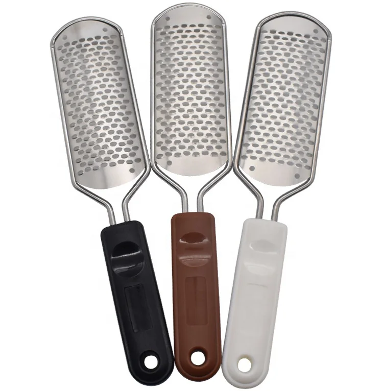 Stainless Steel Foot File Foot The Feet Pedicure Rasp Remover Foot File Callus Remover Scrub Manicure Nail Tools