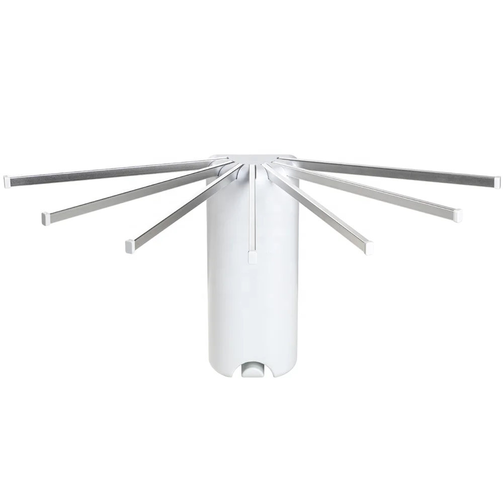 Aluminum Indoor Outdoor Folding Cloth Airer Dryer Collapsible Drying Rack Clothes Hanger For Laundry