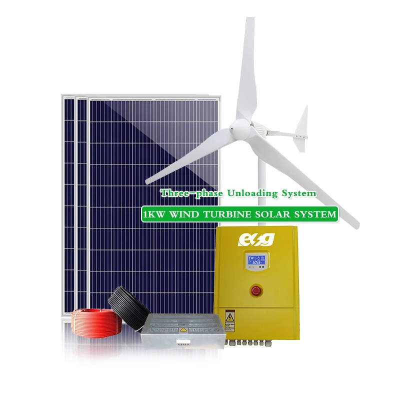 ESG Hot sell solar wind turbine hybrid system home 1kw 2kw 3kw roof wind turbine solar panel hybrid system
