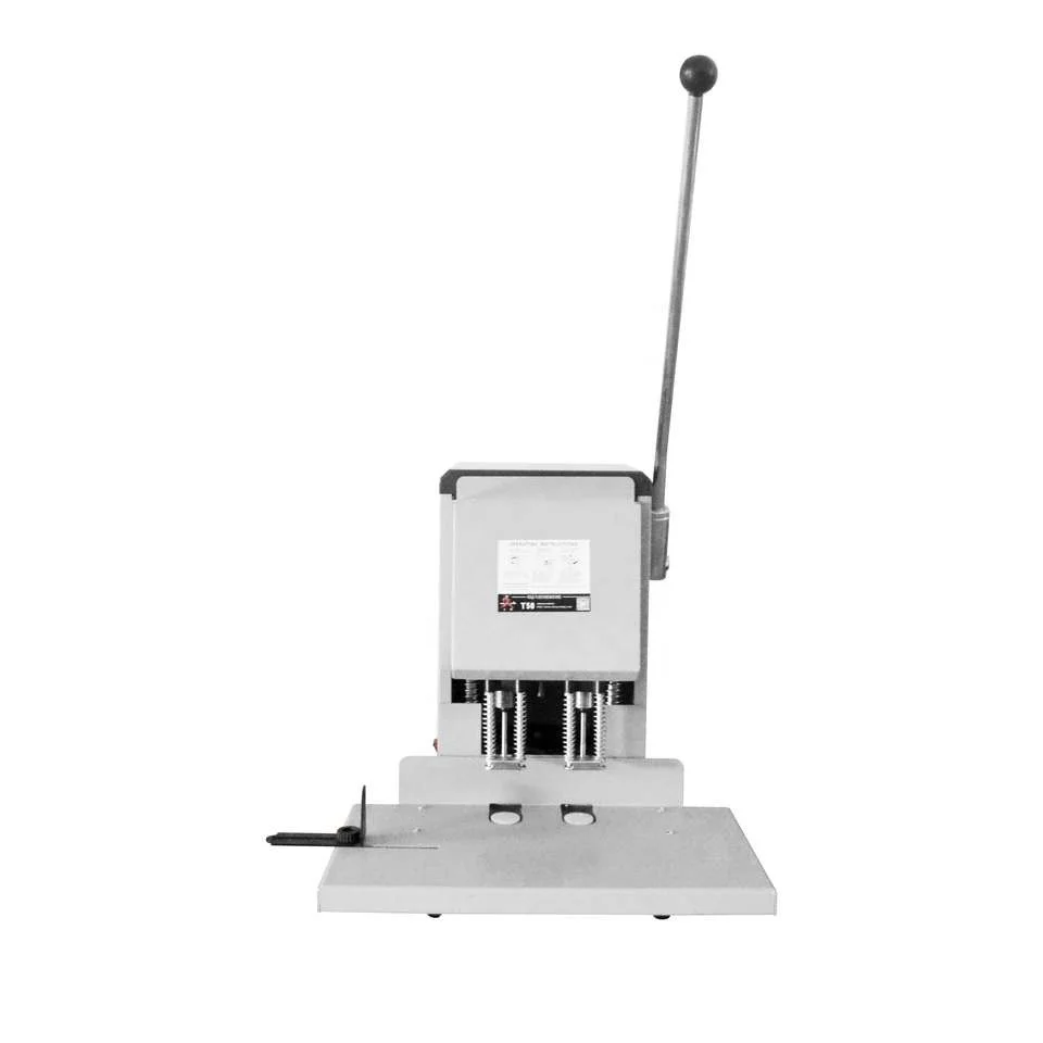 T50 Two holes paper book electric manual hole punching machine