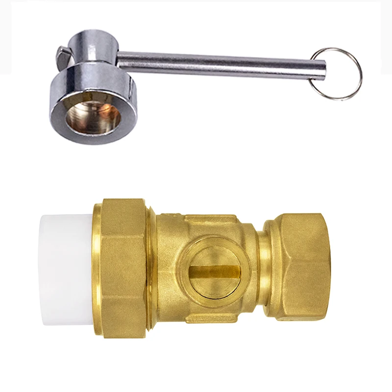 TMOK High Quality Independent Design Brass PPR Lockable Ball Valve For Water Meter