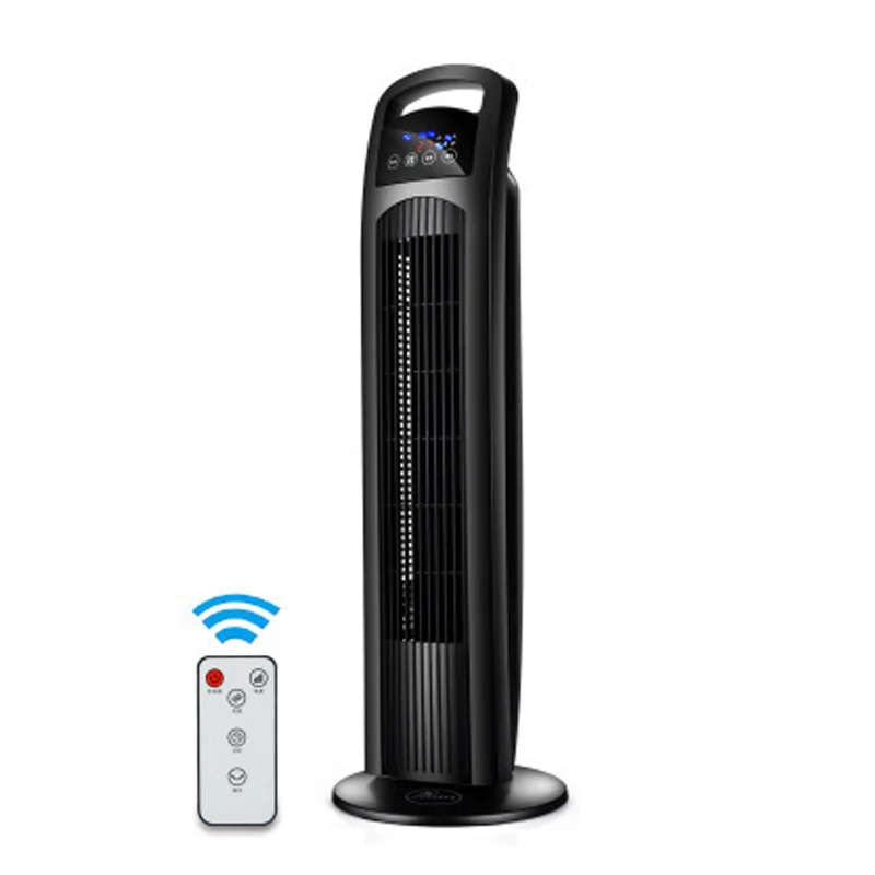 46 Inch Tower Fan with Lcd Display Household 220v AC Motor Adjustable Vertical Tower Fan Digital Plastic Touch Screen White 60