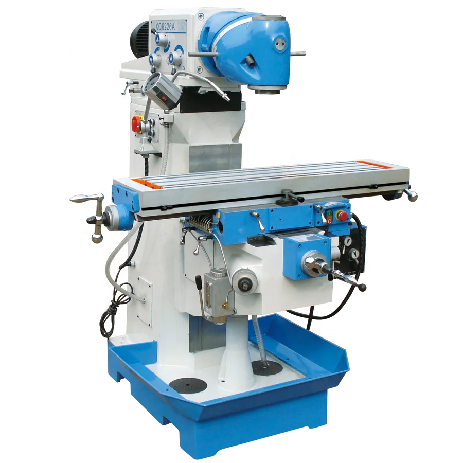 XQ6226A TTMC Ram Type Universal Milling Machine, ISO40 Spindle Taper, Vertical Milling Machine