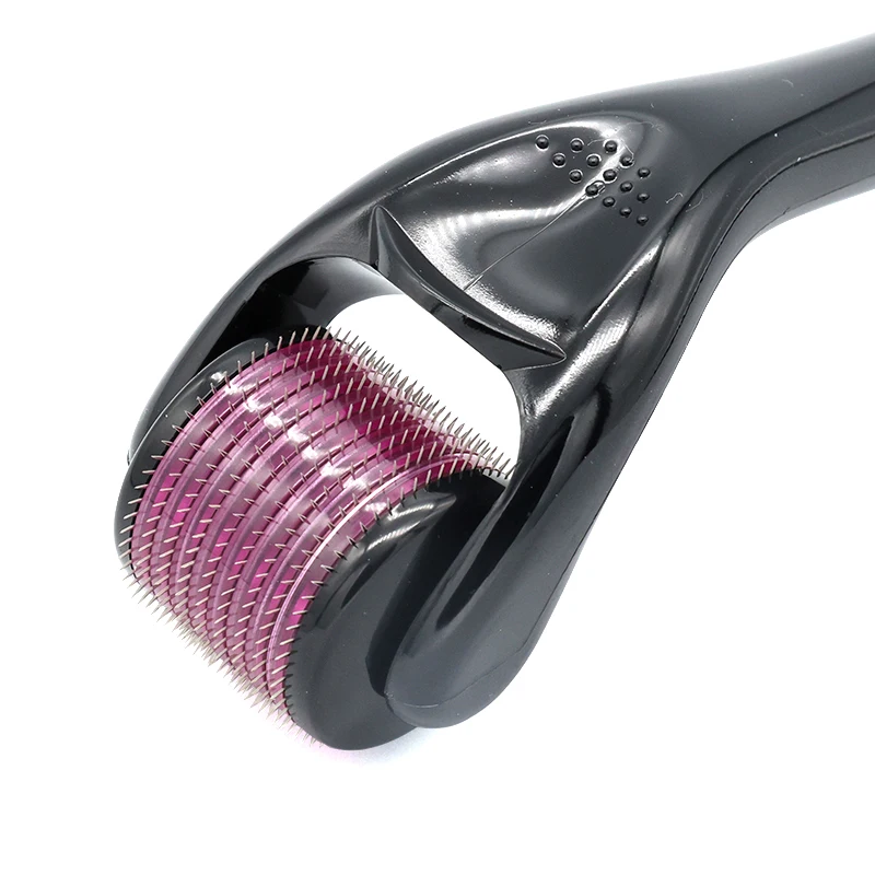 Titanium 0.5 mm Noiseless Chinese 540 Derma Needle Jade Roller Device Facial MassagerMicrocurrent Face Skin Care