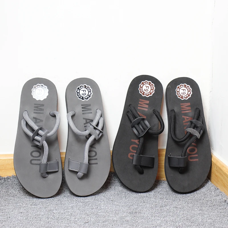 New hot style Customized printing logo and size outdoor beach casual men Flip Flops slippers