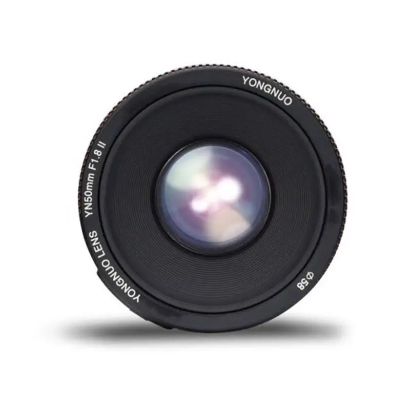 Объектив Yongnuo для Canon T6 EOS 700D 750D 800D 5D Mark II IV 10D 1300D объектив YN 50 мм 1.8II EF AF