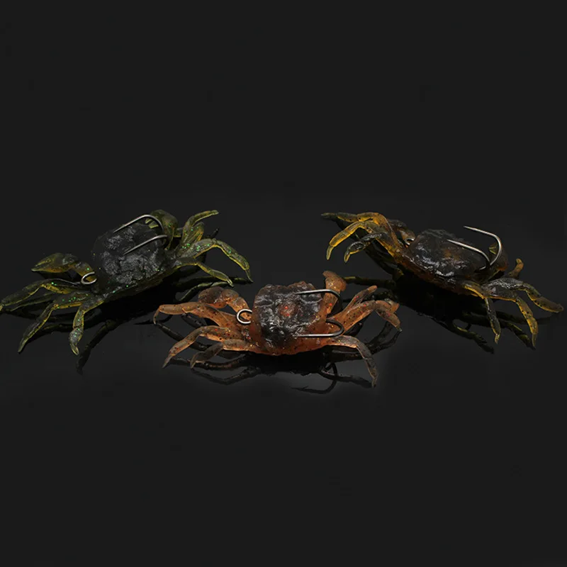 100mm 30g Manufacture directly sale Easy Shine Crab Super quality  Soft Plastic Fishing Lure