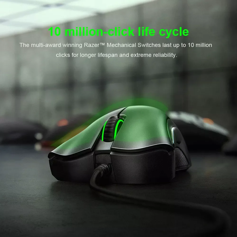 Promotion  original Razer Deathadder Essential Wired Gaming Mouse with 6400DPI