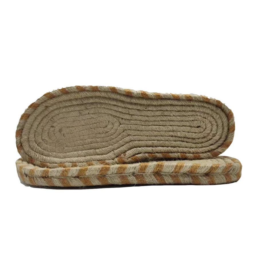 Soles for espadrilles jute espadrille sole flat sandals outsole jute sole for shoes making