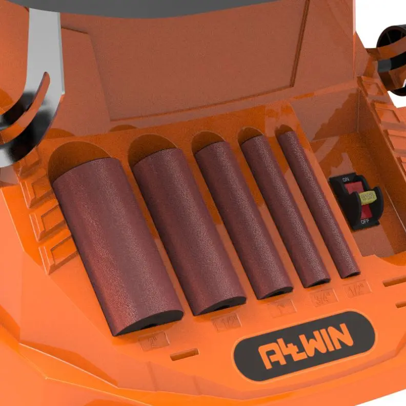 Vertical Drum Belt Oscillating Spindle Sander Woodworking 110-120V 2000 RPM Electric Aluminum DIY Customizable 350W Allwin 60hz