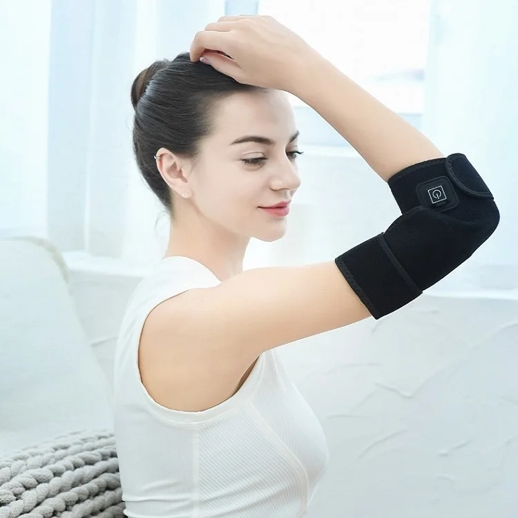 Hot Sale Heated Elbow Brace Heat Cold Therapy With 3 Level Temperature And 4 Feet USB Cable For Arm Elbow Joint Pain Relief