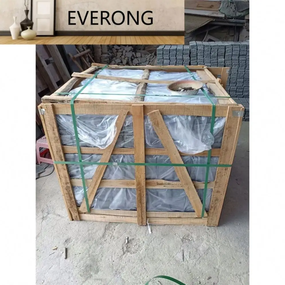 Popular Granite G654 Dark Grey Palisade Garden Stone Palisades 100x25x5cm