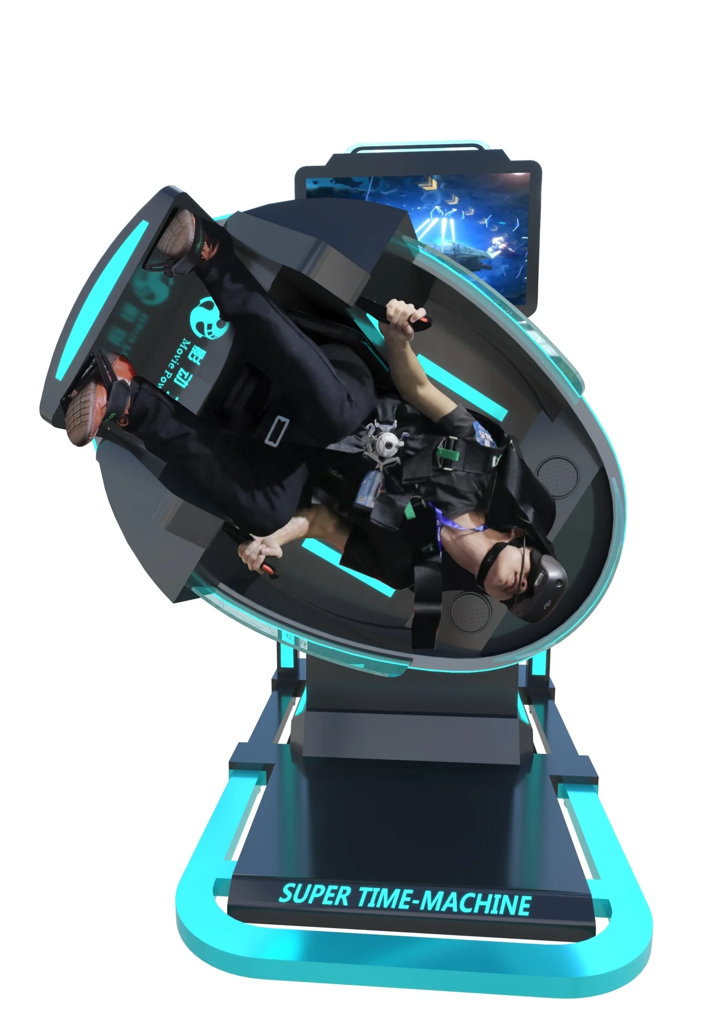 Новая модель VR 360 градусов вращение полета симулятор подходит для зоны игровой парк торговый центр Super Time Machine