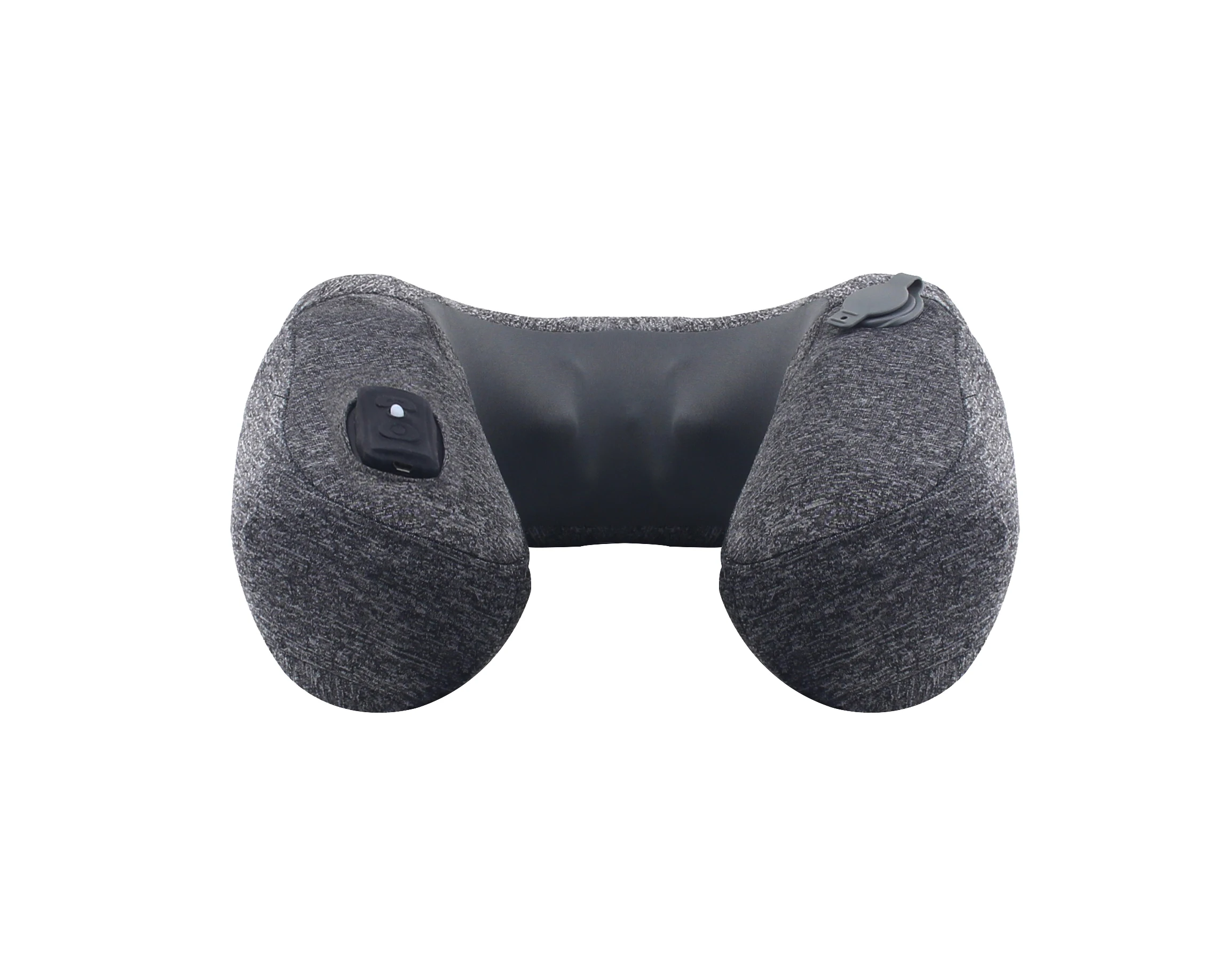 Popular New design portable U-shape Auto-inflatable Shiatsu Massage pillow for neck and shoulder  for business person