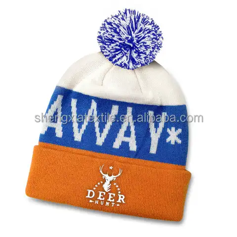 out door pom beanie