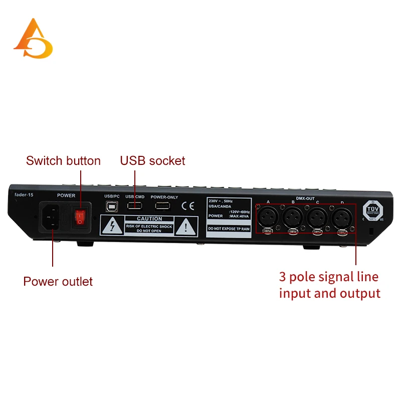 Professional lighting console dmx equipment ma2 lights console for wedding disco party