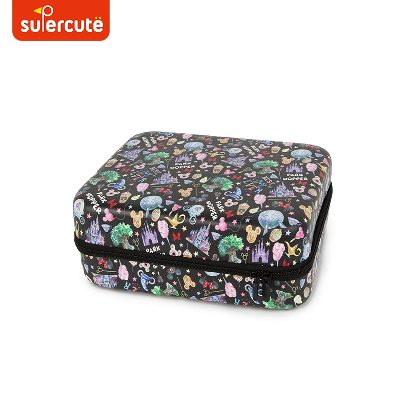Супер милый портативный водонепроницаемый чехол из ЭВА, профессиональный ящик для инструментов на молнии из ЭВА, Твердый чехол из пенопласта, дорожный кейс, футляр