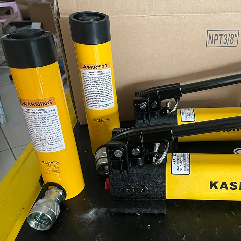 KSRC-106 10 Ton Low Profile Industrial Hydraulic Lifting Ram Jack Cylinder, Not for car