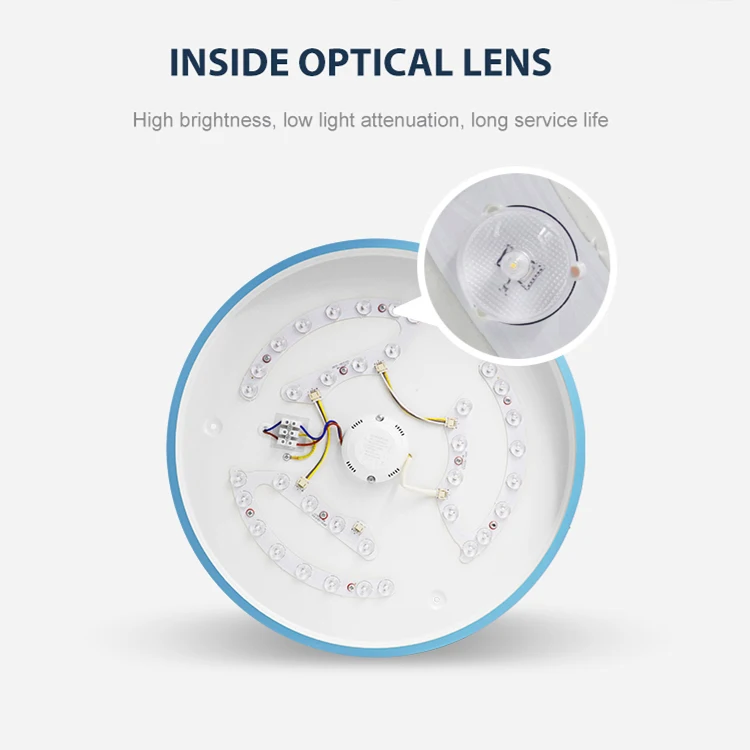 VACE Dubai Lamp 60X60 Suspended Panels Round 60Cm Ceiling Mounted Blue Led Panel Lights