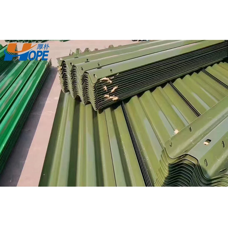 Metal beam Road barrier W463 guardrail Doubled Waveform Customized beam guard rail for sale