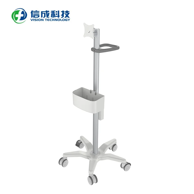 Лидер продаж от производителя, все в одном, передвижная медицинская тележка для ноутбука, корзина для переноски, тележка для ноутбука