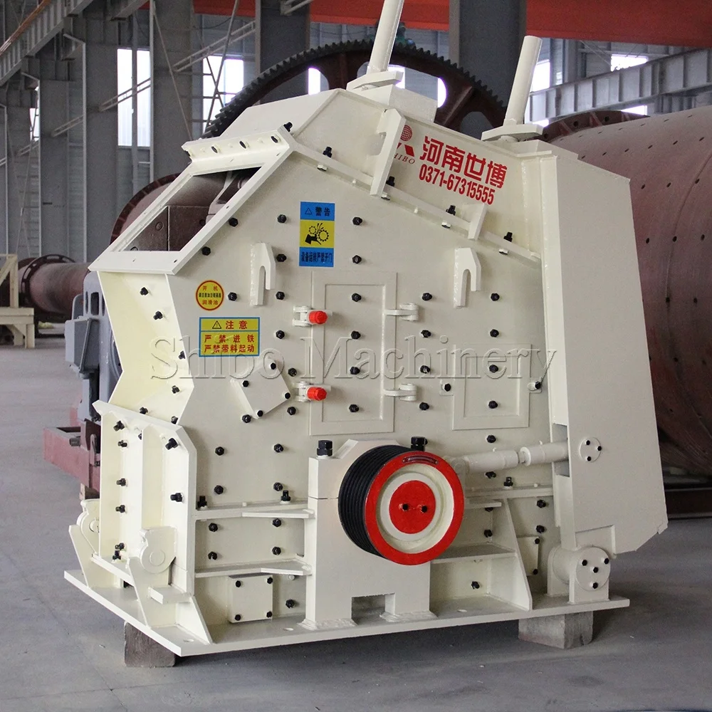 Hot selling river stone rock pf1214 Small xxnx Double Drive hammer concrete impact crusher machine