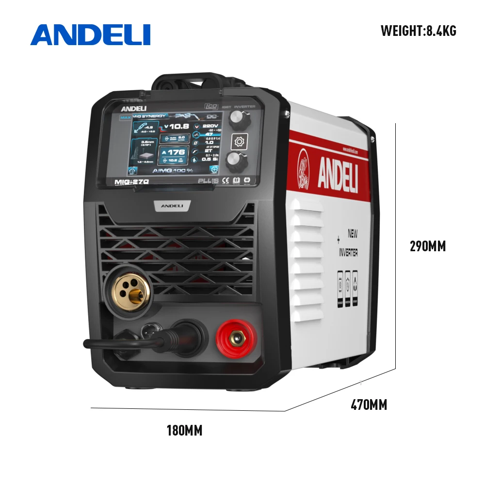 ANDELI Free Shipping  MIG-270 MIG ALUMINIUM MIG MMA LIFT TIG Welding Machine