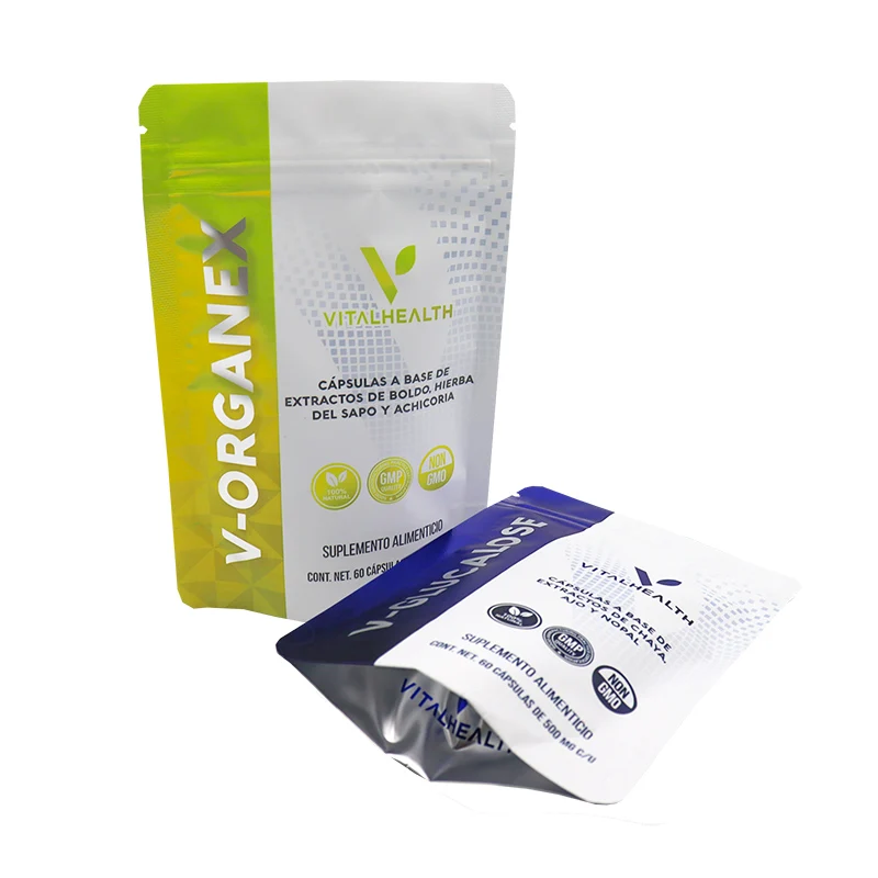 Customized Printed Plastic Bags Middle Seal Flat Mini Candy Sachet Bag Biscuit Packaging Edibles Chocolate Plastic Food Pouch