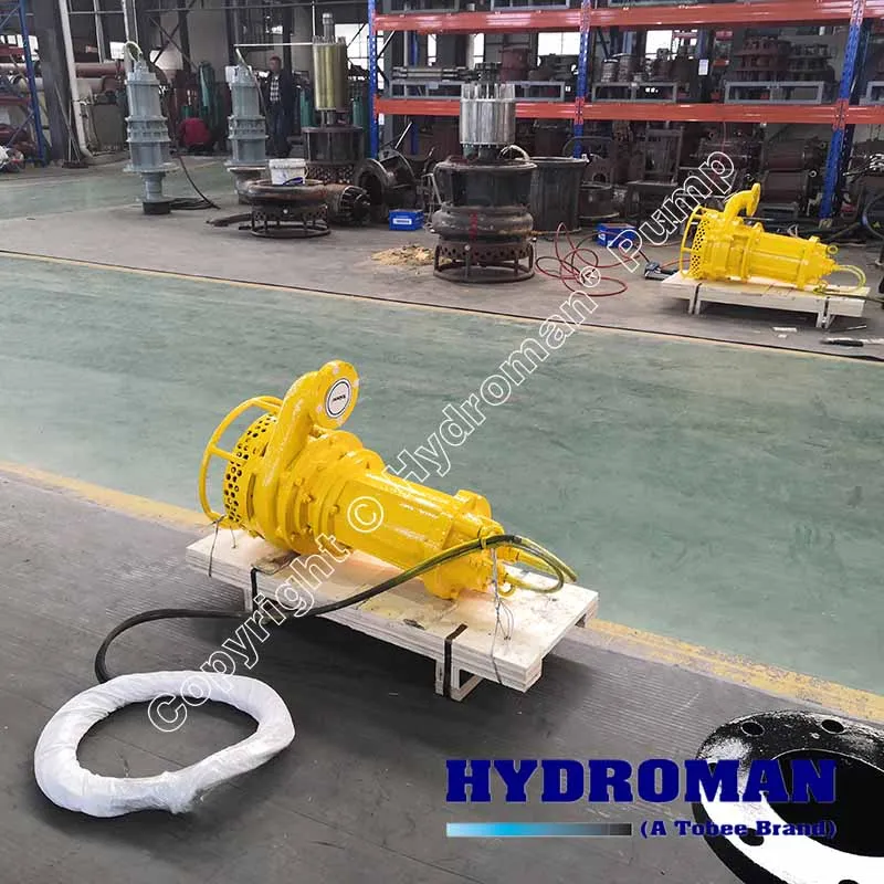Hydroman Submersible Explosion-proof Sand Dredging Pump to Handling Minerals and Bentonite