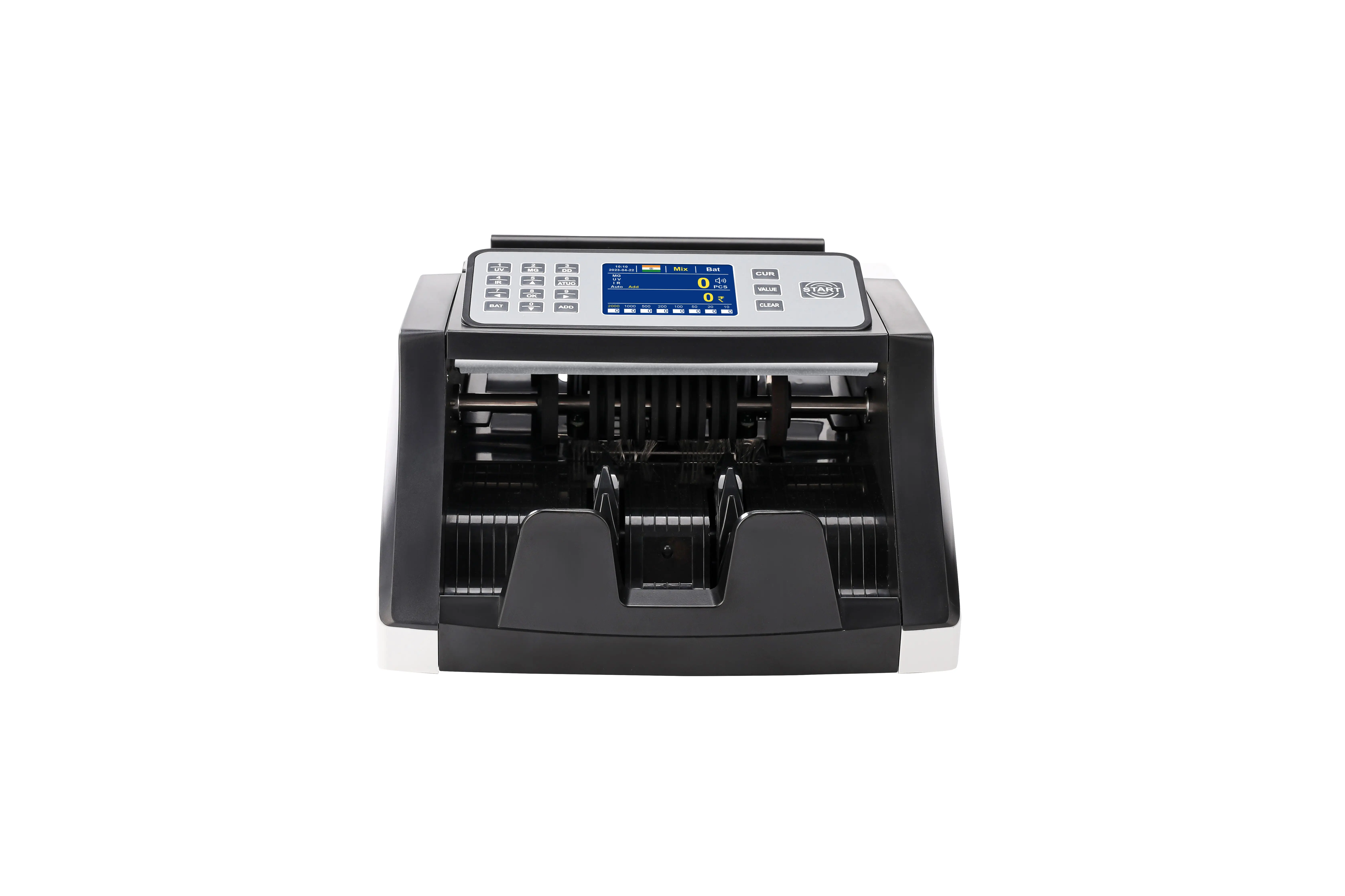 P20 manual value counting machine /loose money counting/ with IR UV MG TFT screen/ cheap counting machine