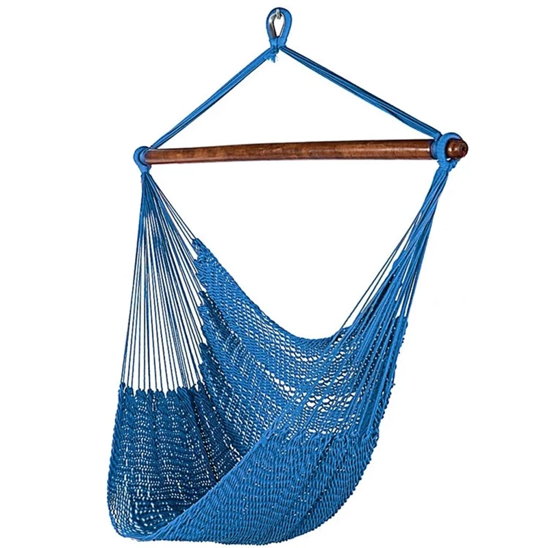 Amazon Hot Selling Porch Handmade Rope Hanging Swing Seat for Indoor Outdoor