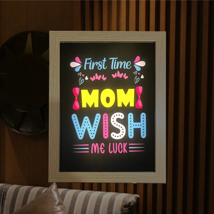 High quality wholesale LED painting art lighting painting for bedrooms