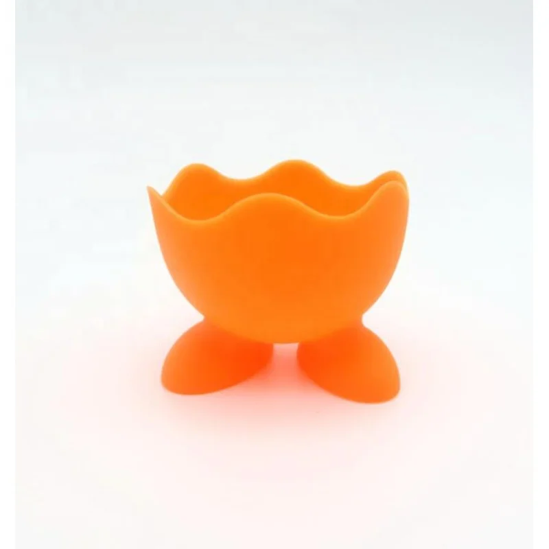 Novelty Beautiful Tool Silicone Egg Holder With Foot