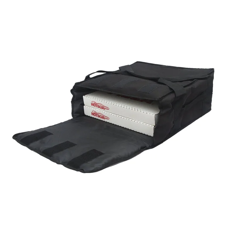 Polyester Insulated Pizza  Food Delivery Bag 12 to 14 inch Professional Pizza Delivery Bag