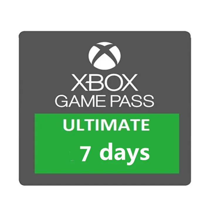 Хранение 7 дней Xbox game pass ultimate подарочная карта