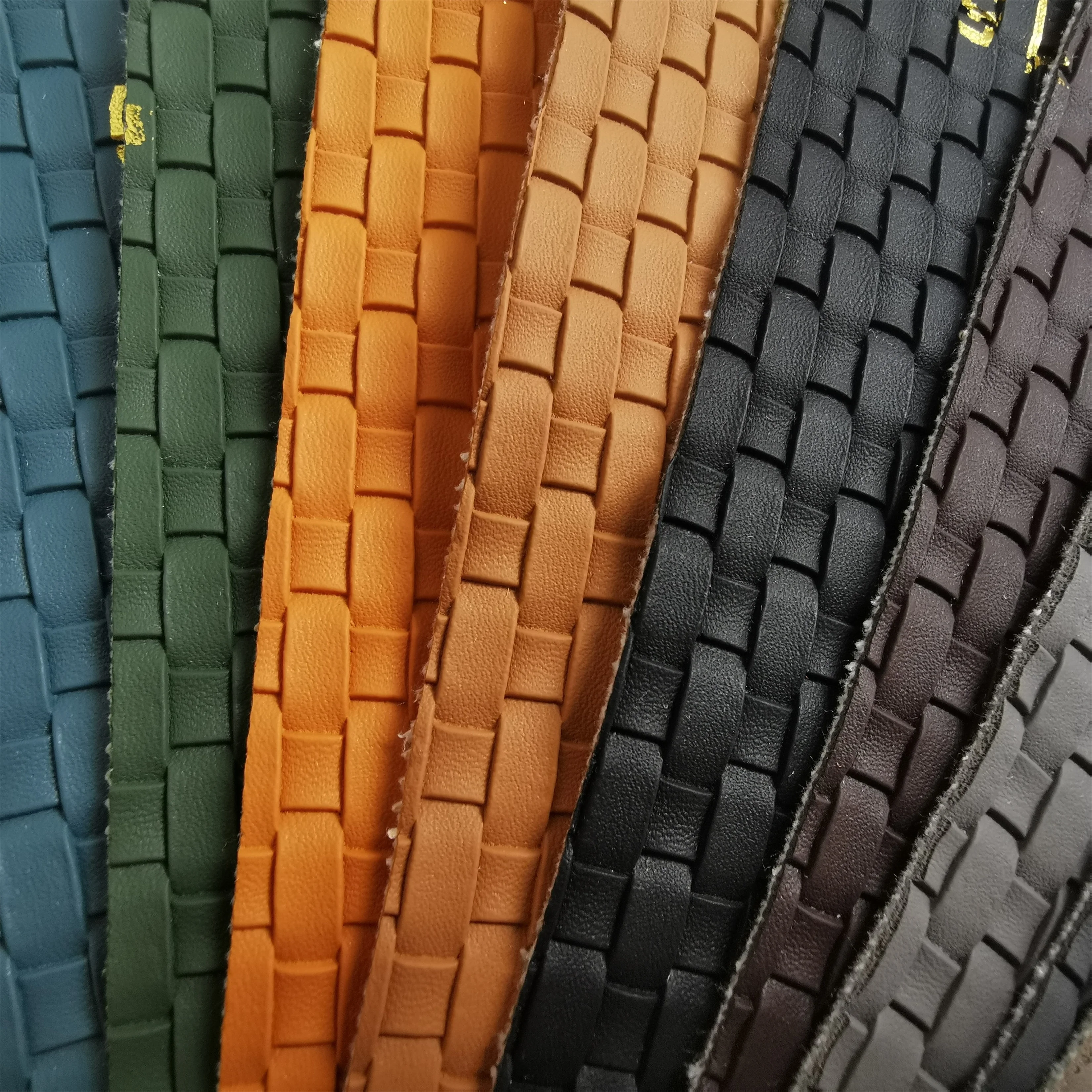 
Alive woven pattern scratch resistance pu bags upholstery faux leather 