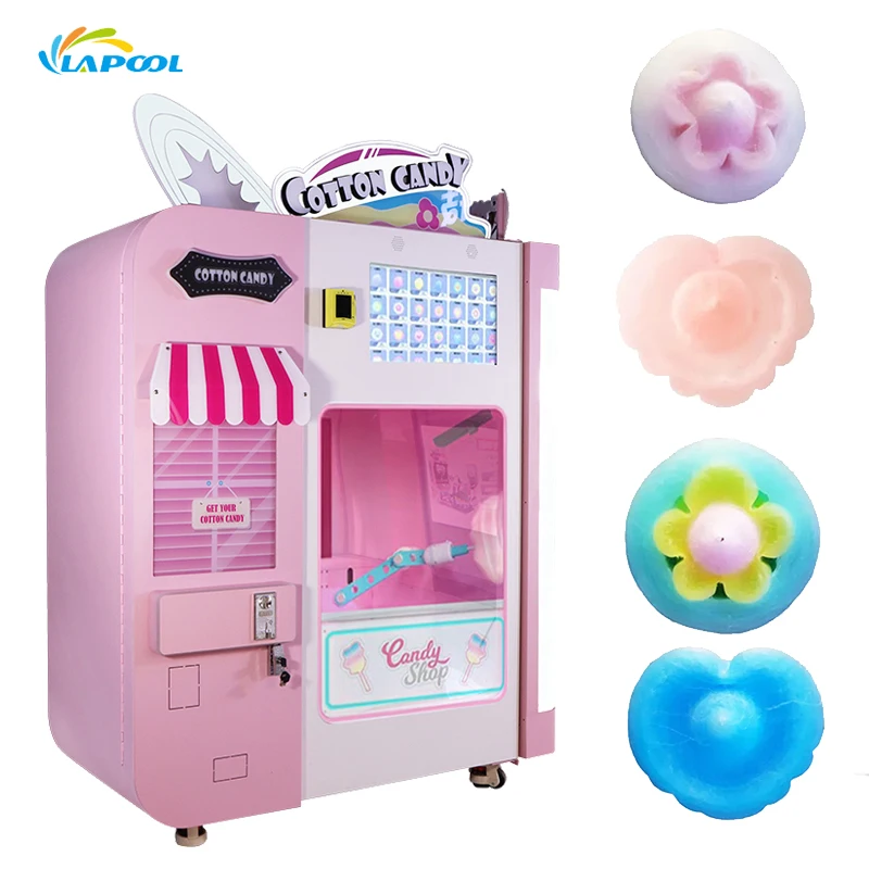 High Quality Commercial Automatic Suger Cotton Candy Floss Vending Machine Pakistan Price