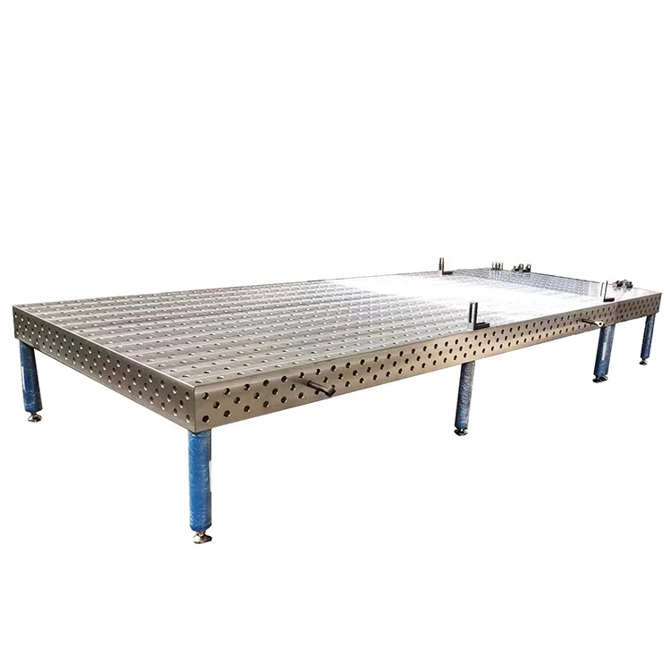 China cast steel/Q345 welding work platform 3D welding table D28 series & D16 with jigs set